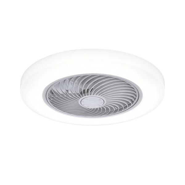 Ventilateur de plafond à LED moderne avec lumière 3 vitesses et 3 couleurs Timings Dimmable AC Motor Télécommande pour salon