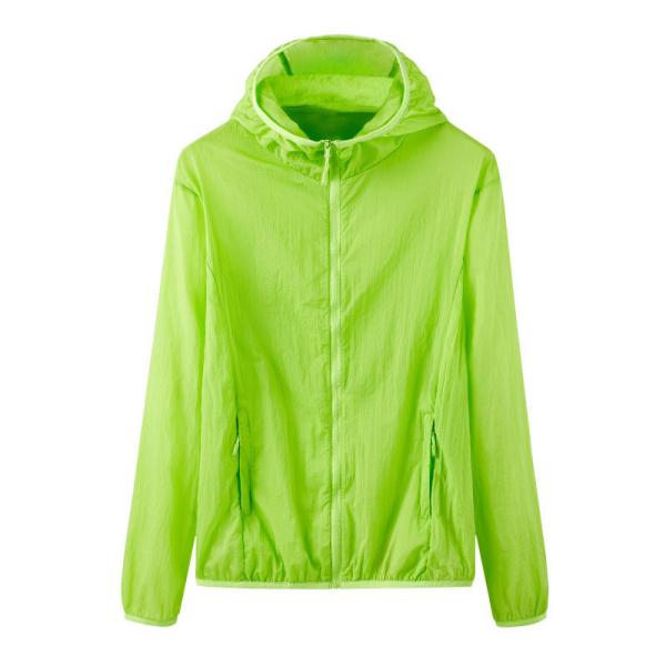 Long Sleeve Outdoor Windbreaker Jacket Solid Color Thin Sun Protective Clothing