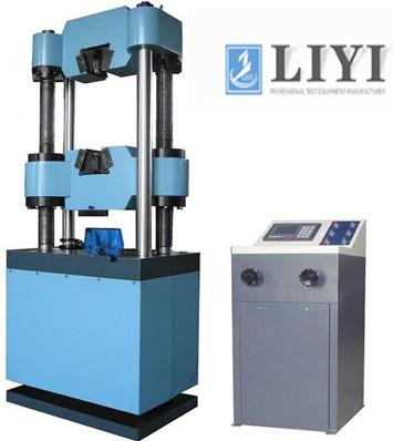máquina de teste hidráulica universal eletrônica do deslocamento do pistão de 200mm para materiais compostos