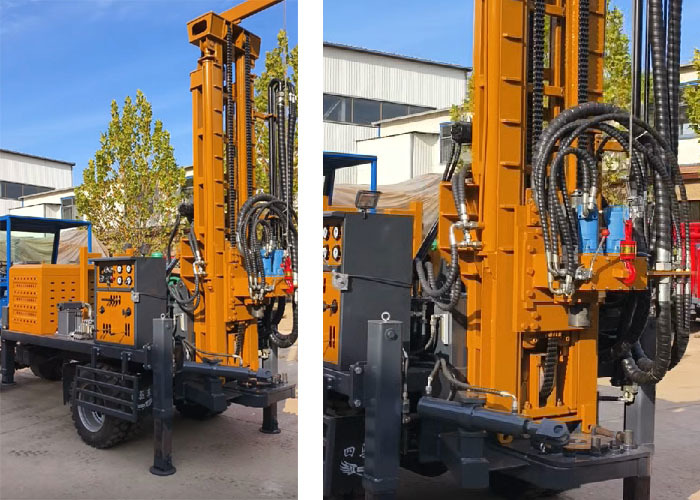 18T Lifting Force Heavy Duty Rock Drilling Rig Suitable For Bedrock Drilling