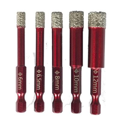 5-16mm Brazed Diamond Hole Cutter For Glass Ceramic Tiles Marble And Granite