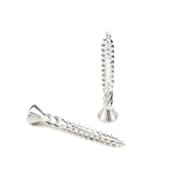 Метрический плоский головный винт для монтажа деревянных покрытий на цементных волокнистых досках длина 40 мм