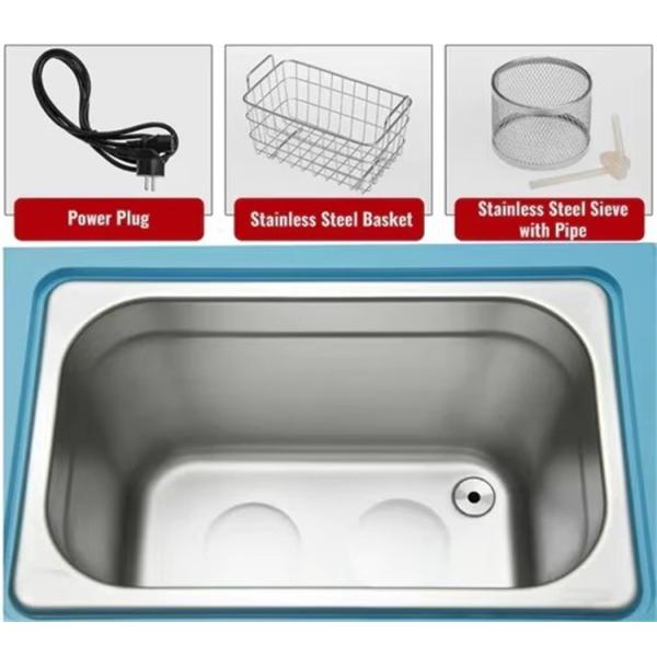 Ультразвуковая очистительная машина из нержавеющей стали 5L Ультразвуковая очистительная машина