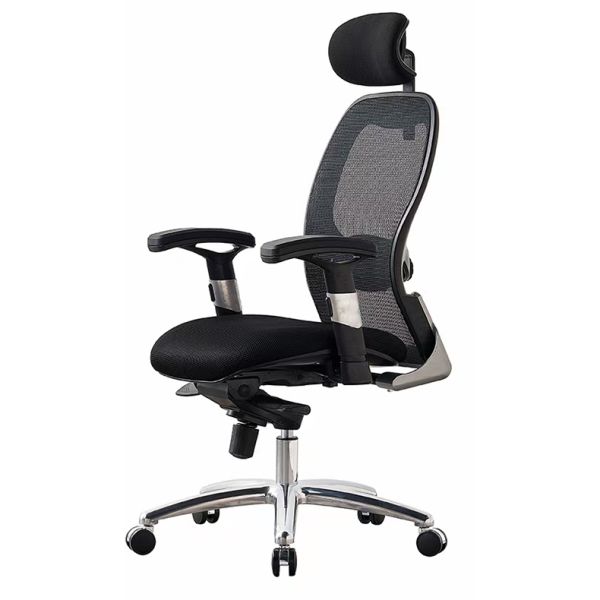 Knee Tilt High Back Executive Office Chair Full Mesh Revolving Ergonomic Adjustable