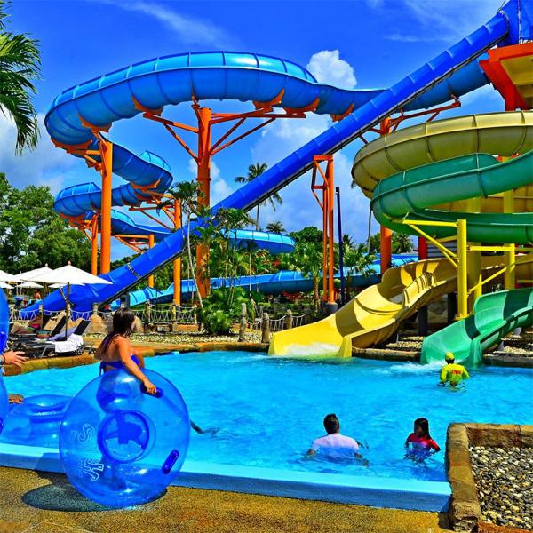 Outdoor Kids Water Park Playground Swimming Pool Fiberglass Slides for Children