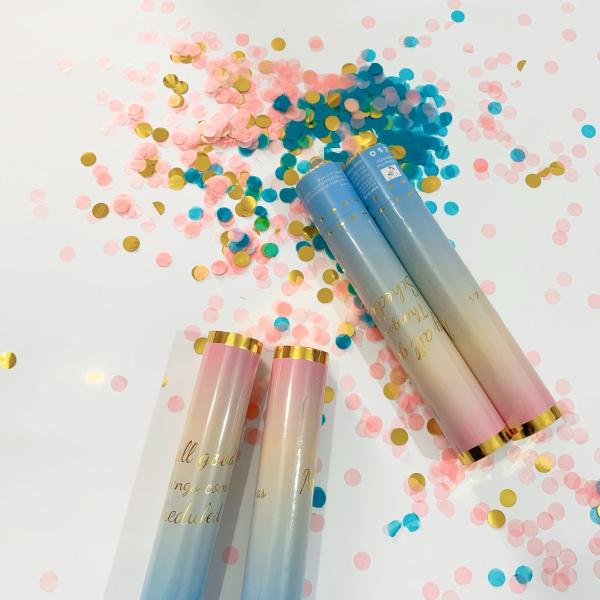 Confetti Powder Cannon with Custom Logo- 100cm Smoke Powder Confetti Sticks Cannons