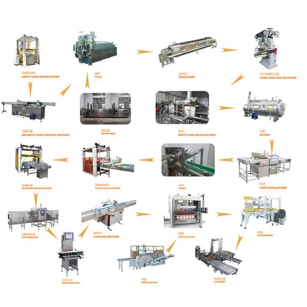 Full Set Canned Fish Processing Equipment Canned Herring Hairtail Tilapia Tuna Sardine Production Line