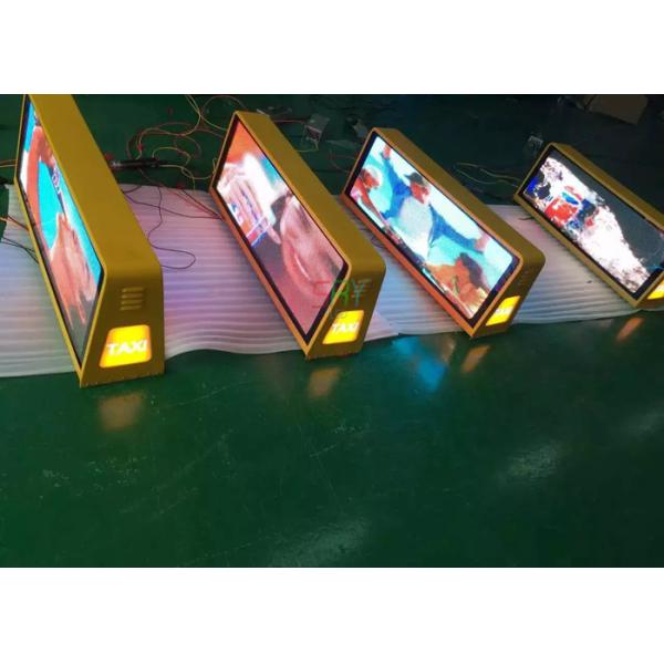 Digital GPS / WIFI Taxi Top Advertising / 5mm bus led display boards