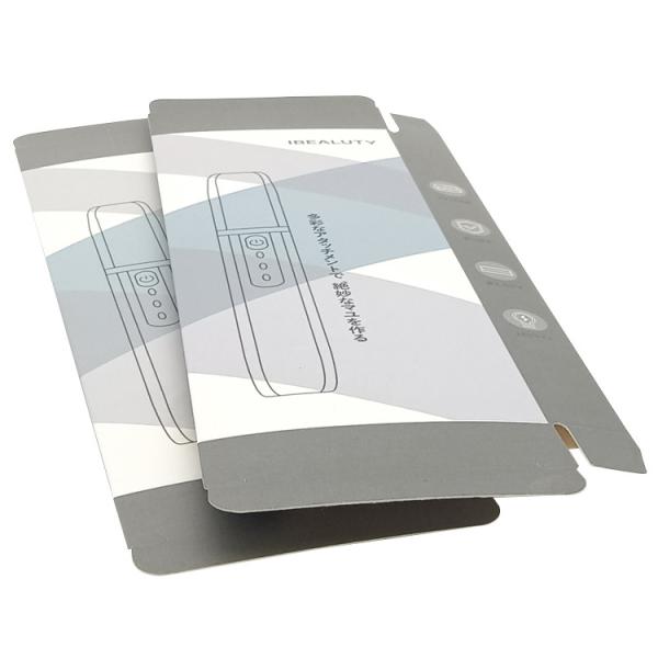 Customized Logo Adhesive Foot Pad Shoelace Packaging  Color Printing Voice Recorder Product Waterproof Paper Box