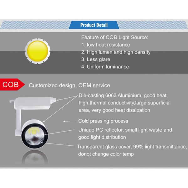 LED track light 30w China manufacturer