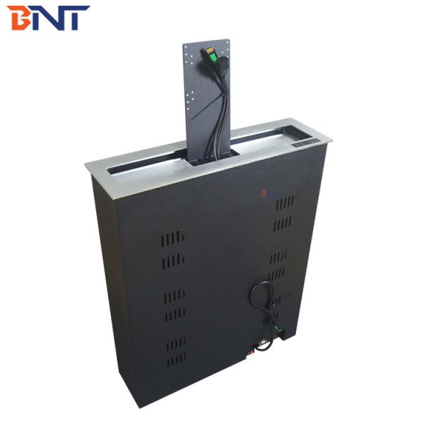 22 Inch Aluminum Alloy Brushed Panel LCD Motorized Lift With RS232 Central Control Sliver