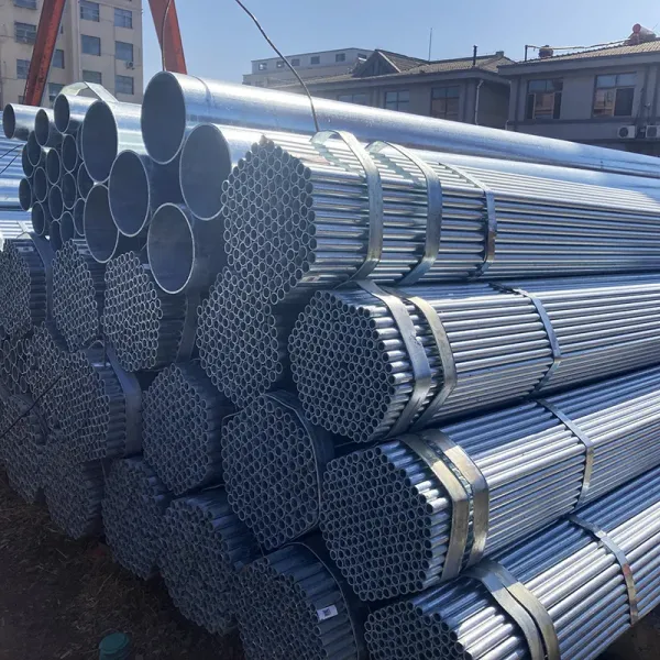 Q355 Pre Round Galvanized Steel Pipe Construction Hot Dipped Galvanized Tube