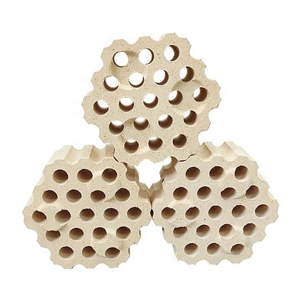 Electric Arc Furnace Fire Proof Checker Brick Made of Light Yellow Calcined Bauxite