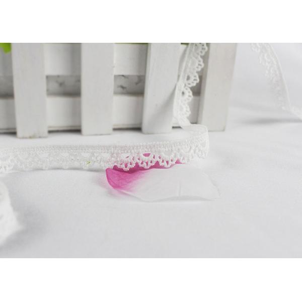 El ajuste soluble en agua de la cinta del cordón del poliéster horneó el ribete a la crema y con pan rallado para la decoración interior/la ropa