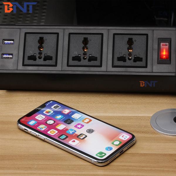 Aluminum alloy fixed on table clamp socket for office table