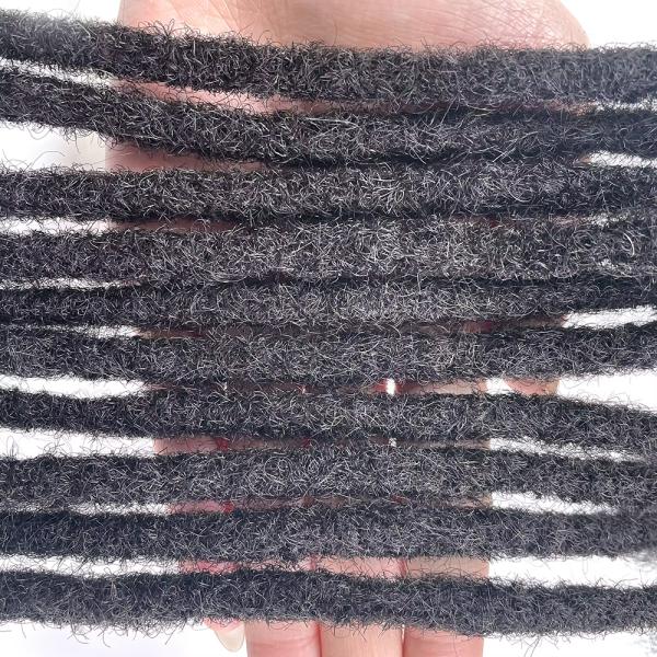 Human Hair Extention Dreadlocks Style with Curly Ends Black Hair Style Dreadlocks