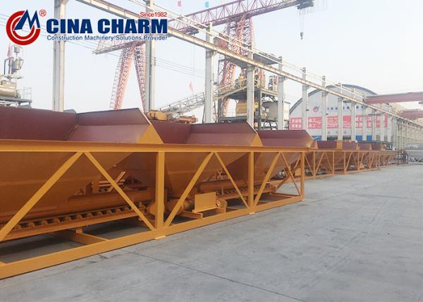 Pneumatic Discharge 3/4 Bins Concrete Batching Machine For Mixing Plant