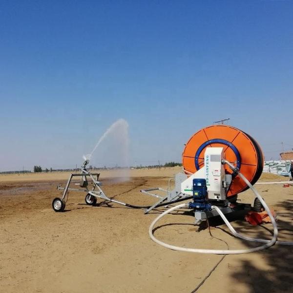 75 cm Diameter Drip Irrigation Agricultural Self-Propelled Rain Gun Sprinkler Hose Reel System for Consistent Irrigation