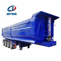 Produtor Sistema de travagem de dupla linha End Dump Semi-Truck Trailer para auto-descarga
