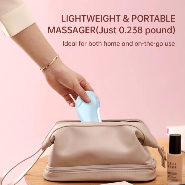 5W Red Light Facial Massager Heat And Anti Aging Vibration Massage Device