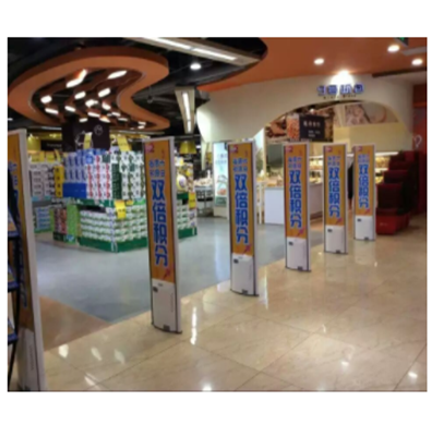 La etiqueta del RF de la ropa del supermercado con el logotipo aumentado/suavemente seguridad marca con etiqueta