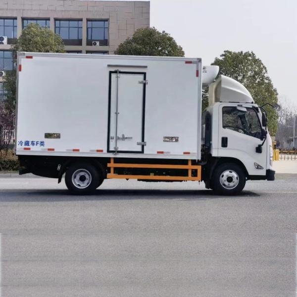 JMC Single Row Wide Body Cab 163 Horsepower Refrigerated Truck   Refrigerated Lorry     Cold Storage Truck