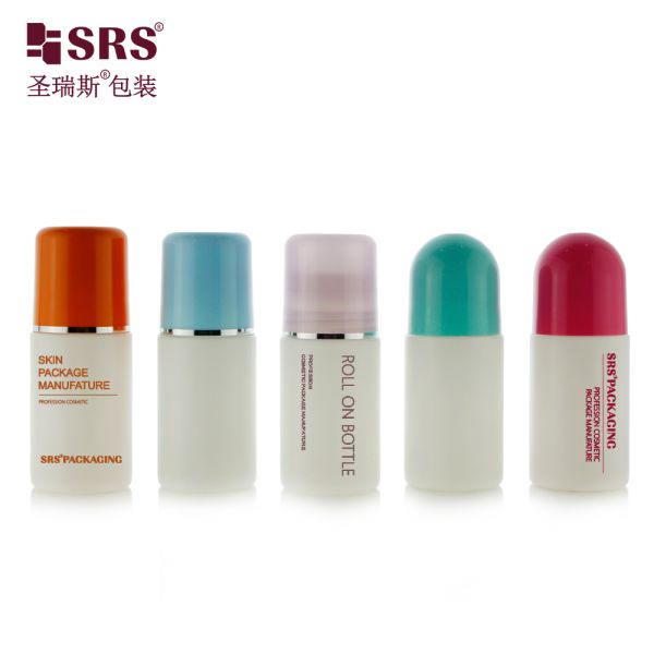 60ml 2 oz Custom Color PP PCR Eco-friendly Plastic Bottle Deodorant Roll on Packaging