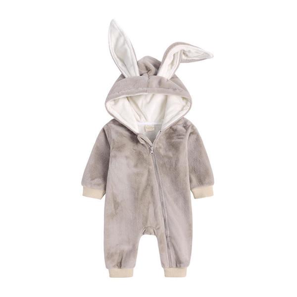 Children'S Newborn Baby Winter Jumpsuit Thickened Plush