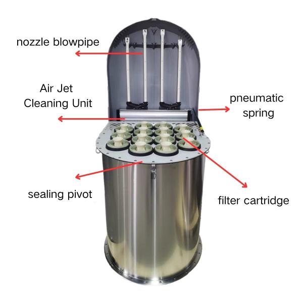 Silo Top Dust Collector Pulse Dust Collector A Duster Industrial Cyclone Dust Collector