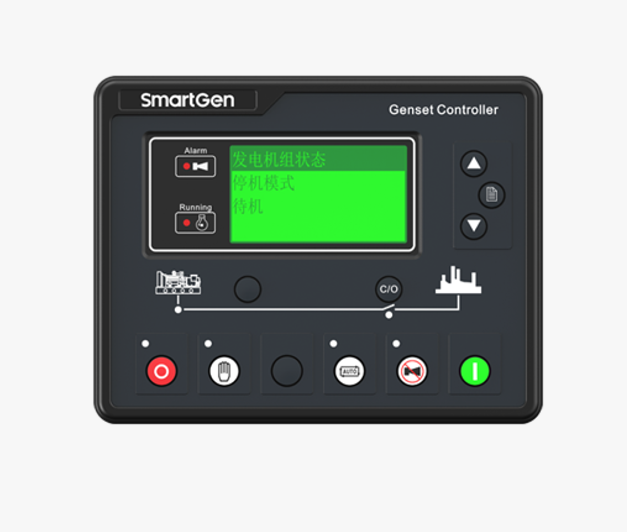 SmartGen HGM7210CAN RS485 Controller Plastic Smart Generator Parts & Accessories with Event Logs & Schedule Control AMF