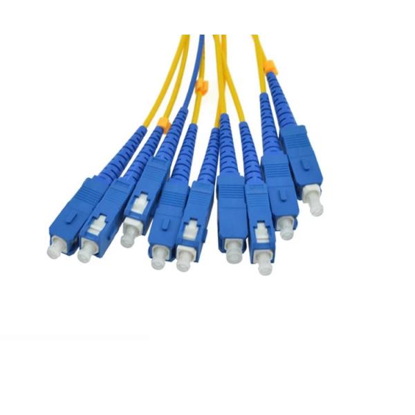 1X8 ABS Coupler Fiber Optic Plc Splitter 2.0mm Cable SC APC PC UPC Connector