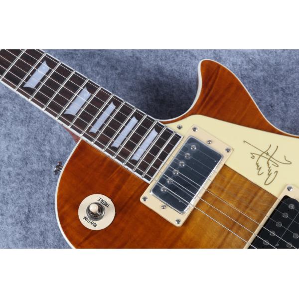 Jimmy Page Number Two VOS Electric Guitar, Standard LP guitar, Flamed Maple,guitarra,Musical Instruments,Free shipping
