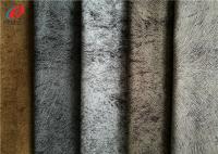 Burn-out de relief par polyester du tissu de tapisserie d'ameublement de velours de sofa de Microfiber 100