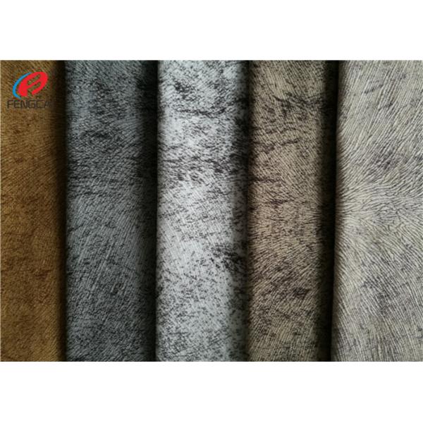 100 полиэстер ткани драпирования бархата софы Микрофибер выбило прогар