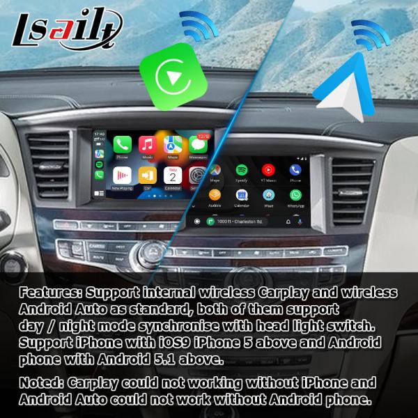 Infiniti JX35 QX60 беспроводной автомобильный интерфейс Android с автоматическим интерфейсом без повреждений решение для обновления