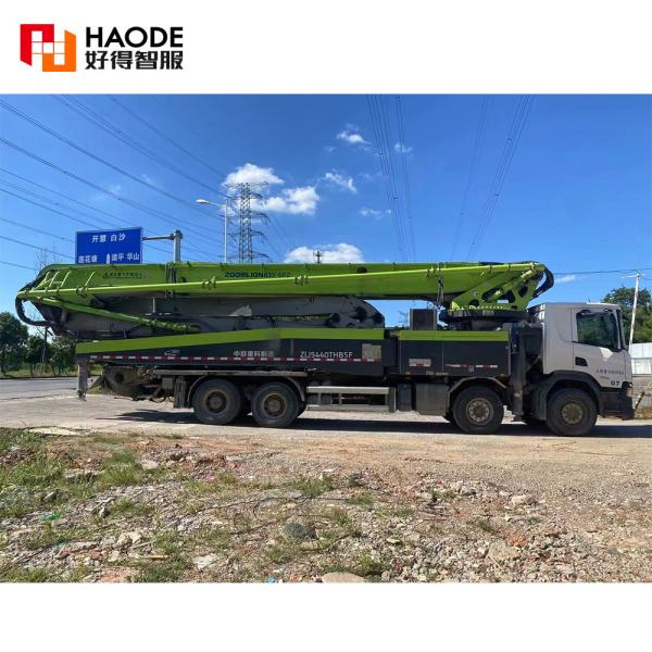 59м Zoomlion Использованный Бетонный Насос Грузовик Benz Шасси Бум Насос Грузовик Монтированный Бетонный Насос