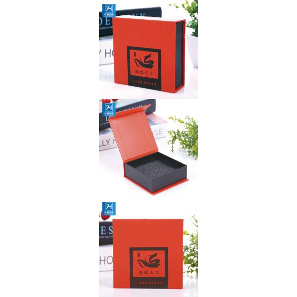 1000gsm Greyboard Glossy Lamination Red Necklace Bead Packing Box