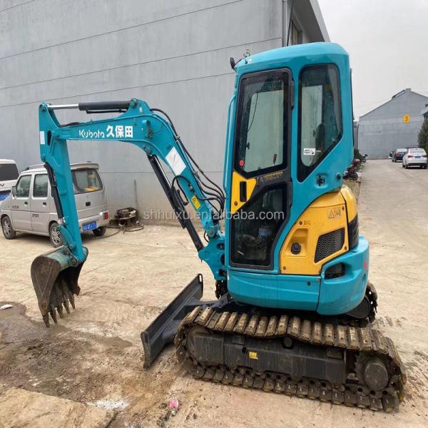 Mini-excavateur d'occasion Kubota35 d'origine japonaise prix bon marché/traîneur hydraulique d'occasion Excavateur Kubota35 Haute qualité