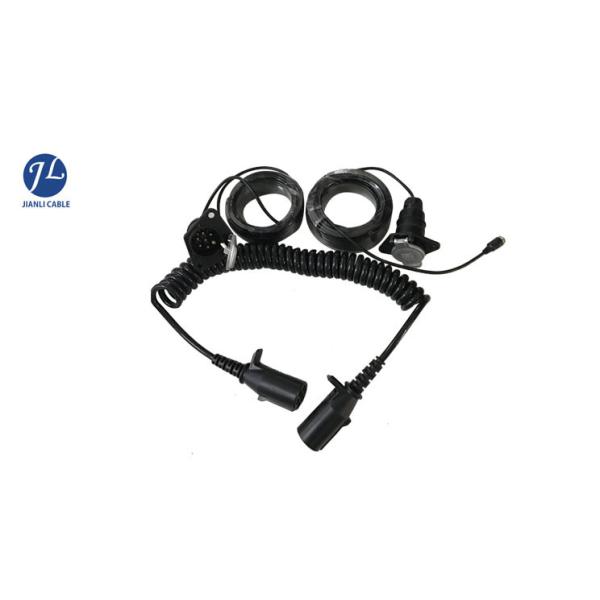 Screw Lock 7 Pin Vision Systems Cable For CCTV Security Recording System