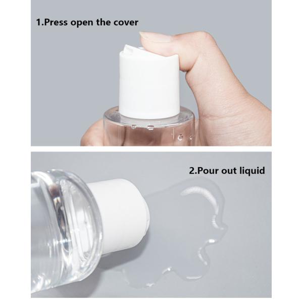 150 мл шампуня для волос/ бутылки для удаления макияжа для очистки волос PP PET тоник для воды Сжатие диска