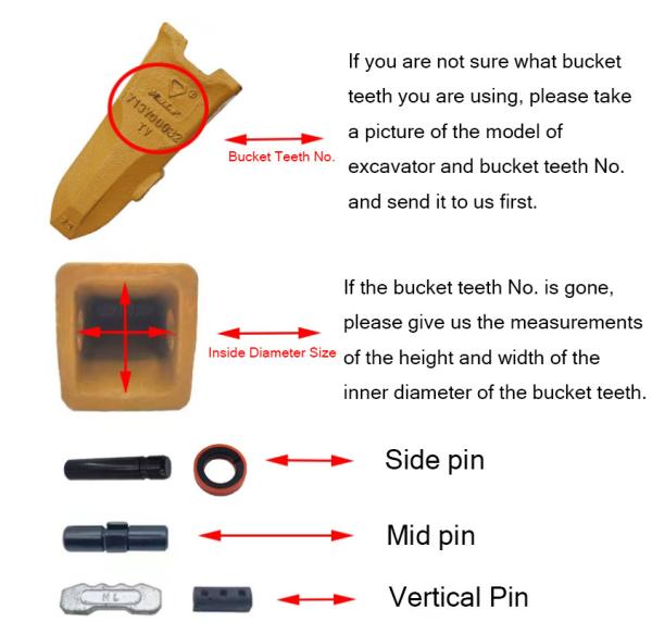 High Quality Diamond Tip Icebreaker Excavator Bucket Teeth Sharp D9 Model Heavy Duty