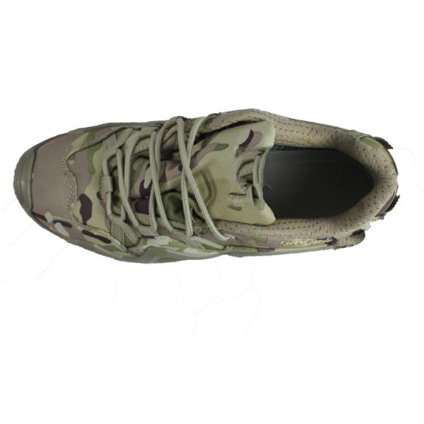 Tough Construction Combat Style Outdoor Shoes with Breathable Oxford Fabric Upper Army Shoes for Men