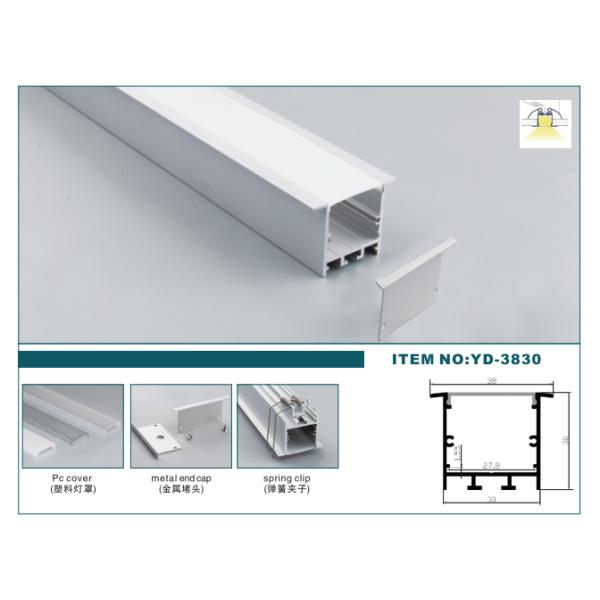 Ceiling Strip light Recessed LED Profile Aluminum Heat Dissipation