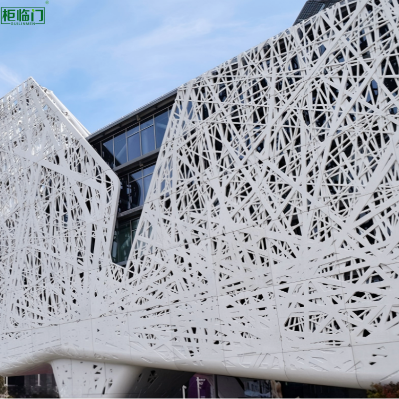 Perforated Aluminum Sheet Panel Recyclable Architectural Cladding Panels