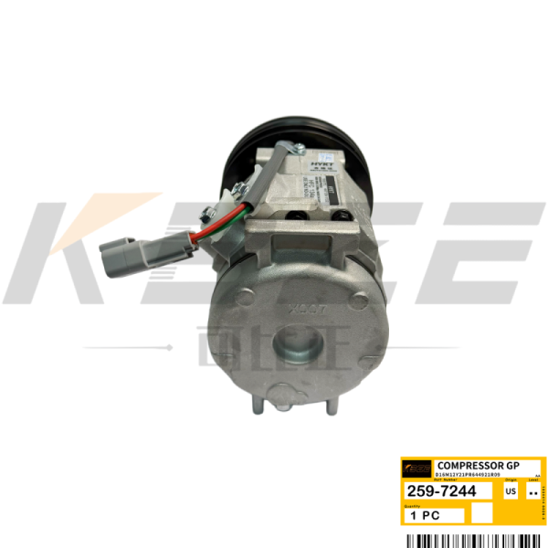 KBZE OEM 259-7244 2597244 CAT AC COMPRESSOR REPLACE E311 E312 E320 E323 EXCAVATOR