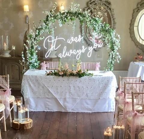 Romantic Neon Sign Shop Advertising 8mm 20cm Acrylic Board