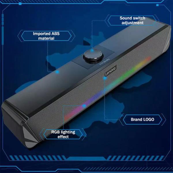 Input 5V RGB Bluetooth Speaker Outdoor Hi-Fi Portable Design ODM Lenovo TS33-A