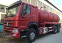 En transportant le nettoyage de fosse septique d'eaux d'égout troquez/camion de pompage septique 17CBM LHD 336HP