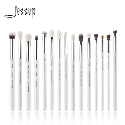 Professional 15pcs Eye Makeup Brush Set Light Weight Aluminium Ferrule