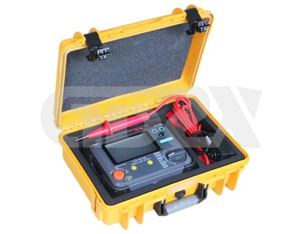 Handheld automático do verificador da resistência de isolação de 250-5000V Digitas